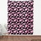 Ambesonne Diamonds Fabric by The Yard, Romantic Pink Heart Stones on Black Background Valentines Day Theme, Decorative Fabric for Upholstery and Home Accents, 2 Yards, Pink Black